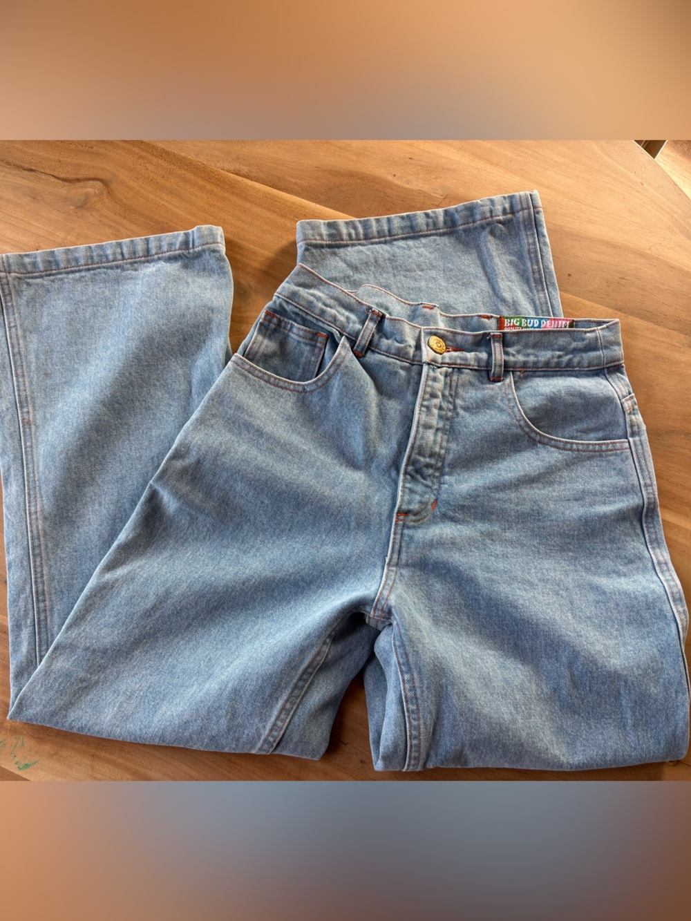 Big Bud Denim - Los Angeles Light Wash Denim Shorts - Classic 90s Style